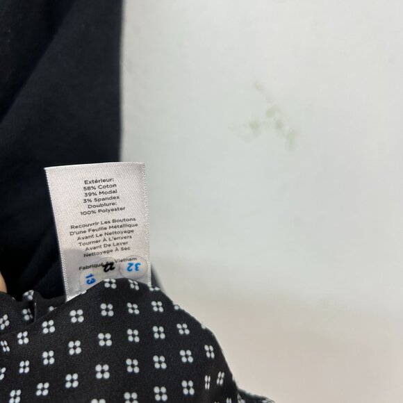 Talbots ladies aberdeen blazer black 10 minimalist career capsule dark academia - Picture 6 of 11